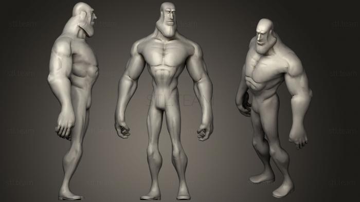 3D model Superhero (STL)